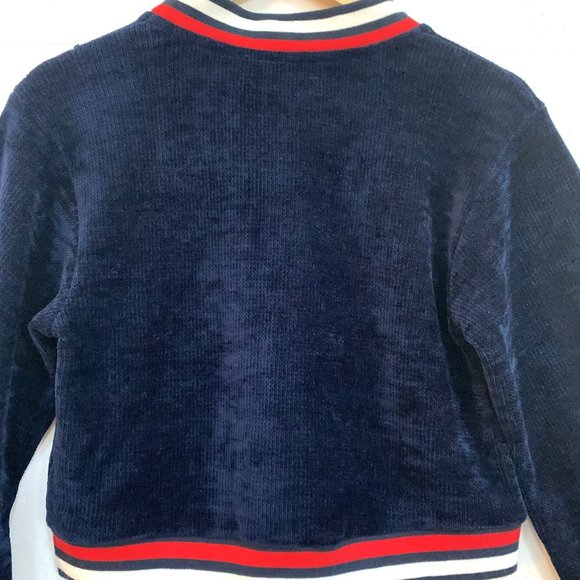 J.O.A. Sporty Chenille Pullover Sweater Sweatshirt - Picture 5 of 6